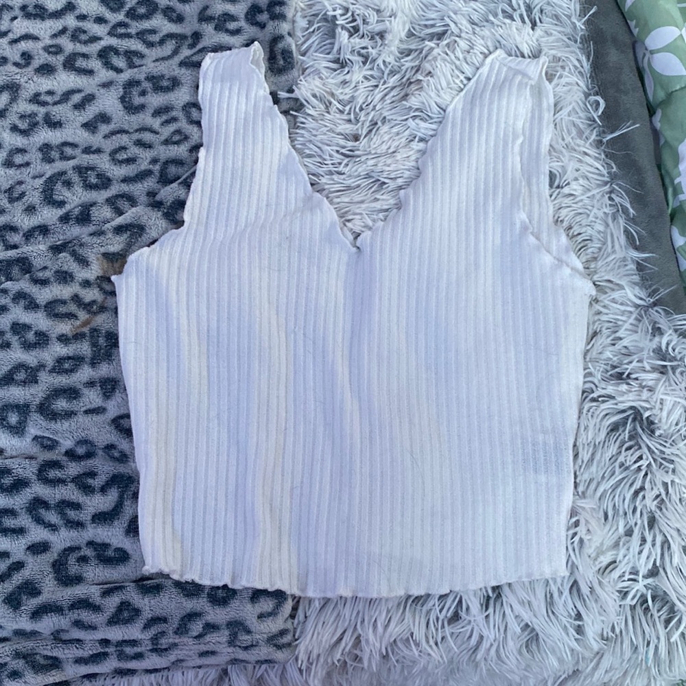 white crop tank
